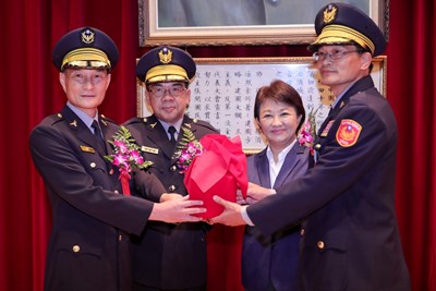 中市高階警官異動　張傳忠、蔡金霸任副局長